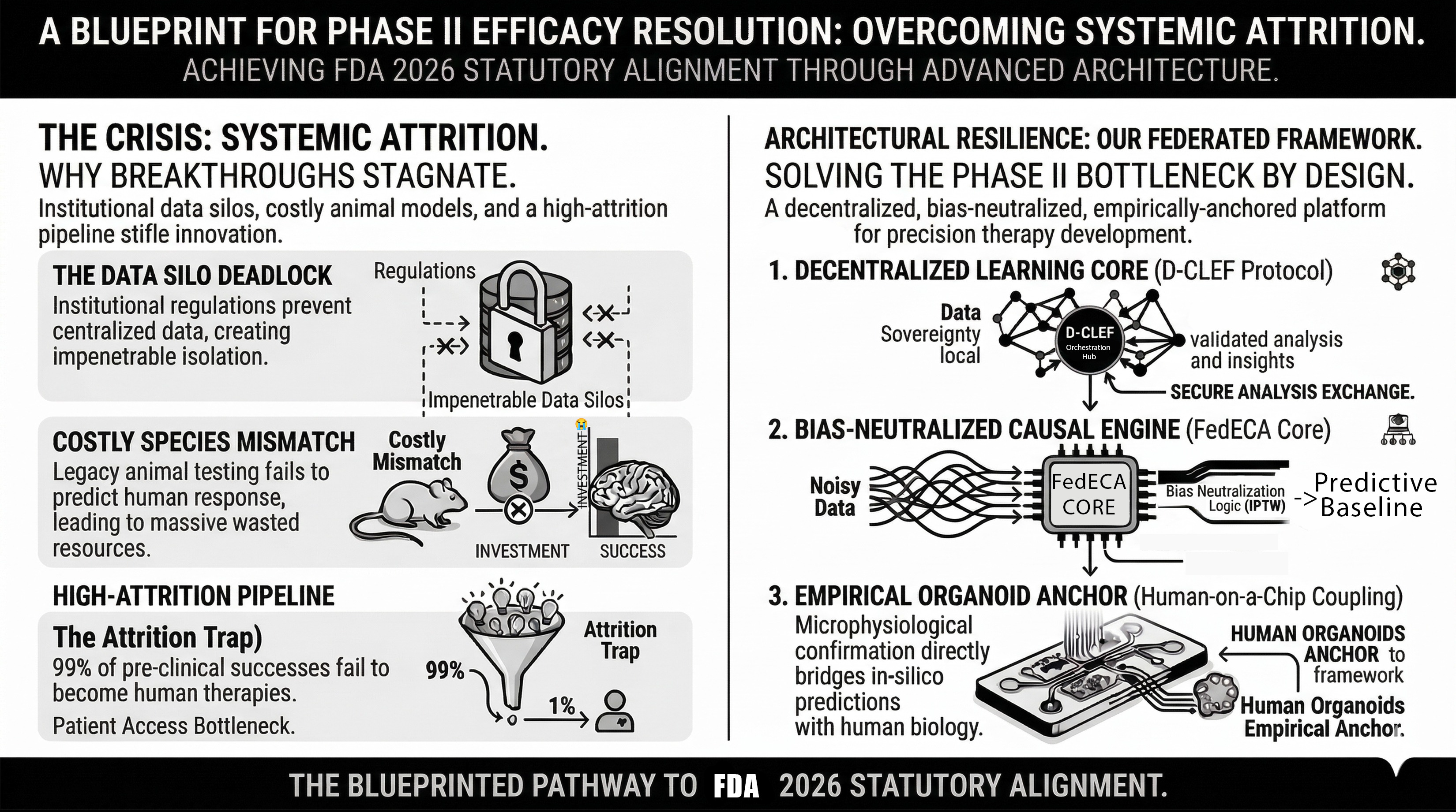 A Blueprint for Phase II Efficacy Resolution: Overcoming Systemic Attrition — achieving FDA 2026 statutory alignment through advanced architecture